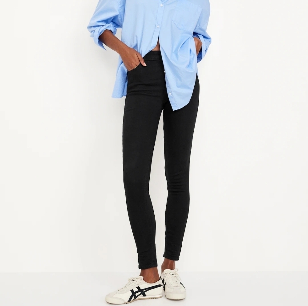 Red Bottoms Black Skinny Mid‎ Rise Jeans Size 3/26 NWT